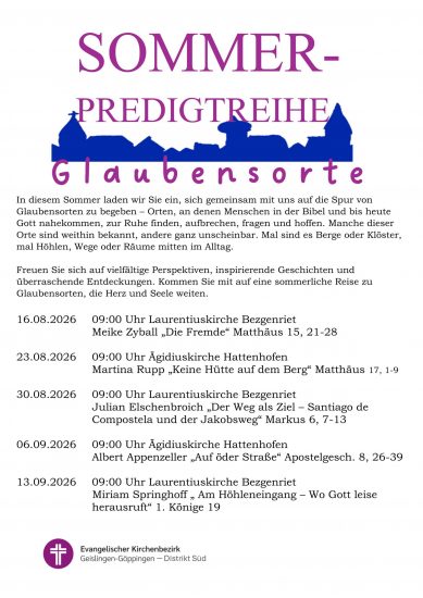 2026-Sommerpredigreihe Vorlage Plakat