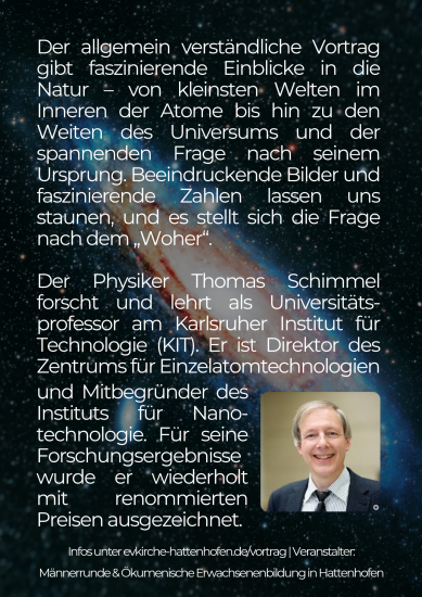 Rückseite Urknall und die Gottesfrage